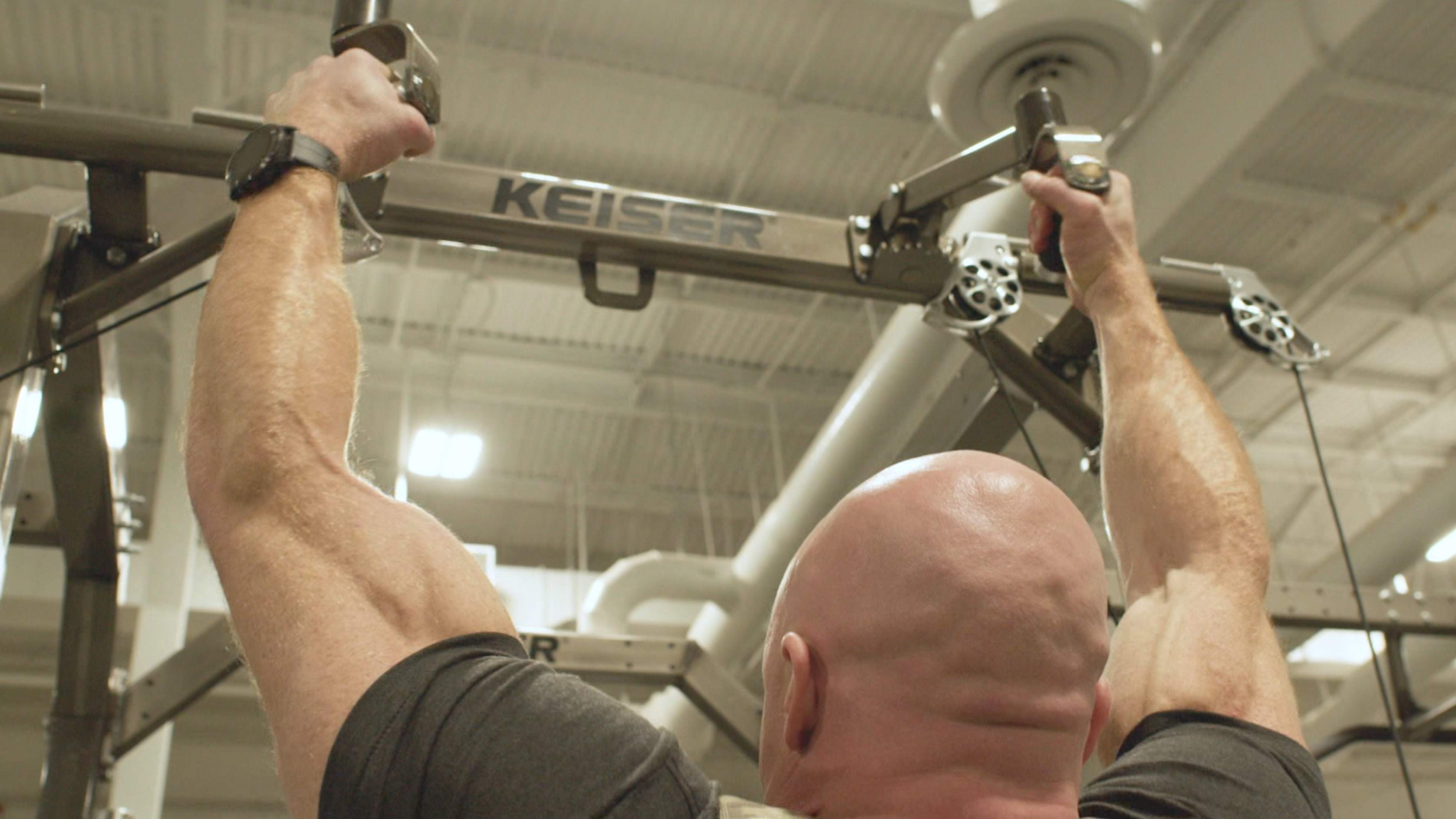 Combine Keiser’s low-inertia resistance with iron weight resistance.