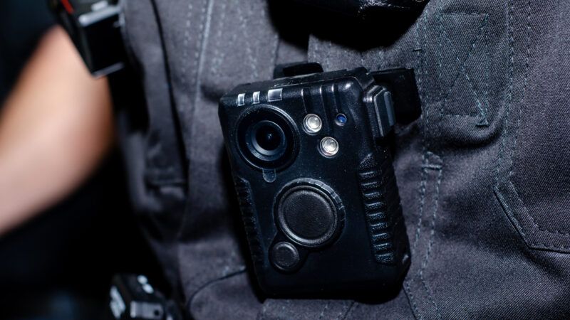 Close-up of a body camera on a policeman's uniform | Oleksandr Lutsenko | Dreamstime.com