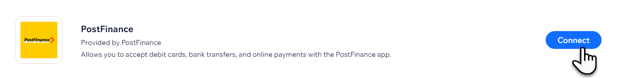 postfinance connect,