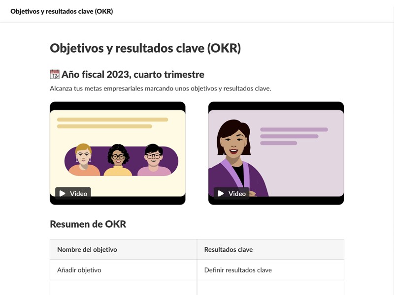 Una forma sencilla de establecer y hacer un seguimiento de los objetivos y resultados clave para tu equipo y organización