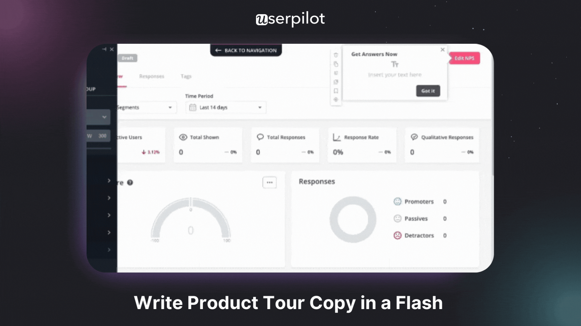 AI User Onboarding tools: Userpilot’s AI-powered writing features in action