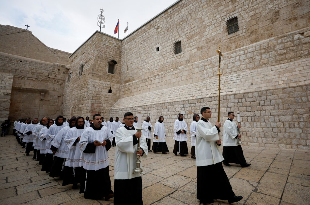 The Latin Patriarch of Jerusalem, Pierbattista Pizzaballa, visits Bethlehem