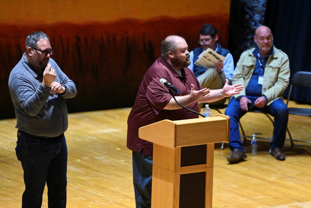 Town hall to discuss the train derailment that spilled toxic chemicals in East Palestine, Ohio