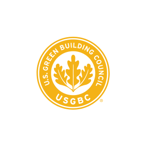 미국 녹색건축협회(USGBC) 실버 로고.