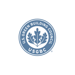 یو ایس گرین بلڈنگ کونسل (USGBC) سلور لوگو۔