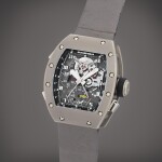 Reference RM004 V2 All Grey | A limited edition titanium semi-skeletonised split seconds chronograph wristwatch with power reserve and torque indication, Circa 2009