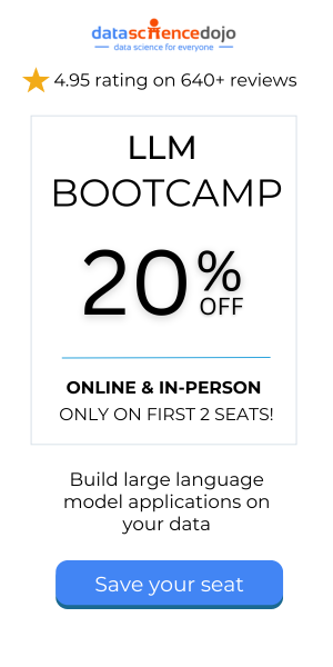 llm bootcamp banner - early bird discount