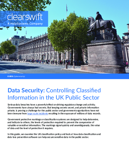 Data Security: Controlling Classified Information in the UK Public Sector