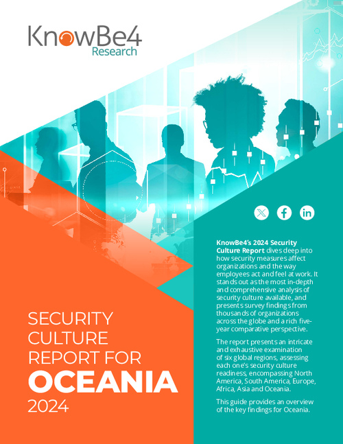 Security Culture Report for Oceania 2024