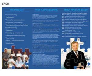 Our Life Coach - Life coaching program for young people  | Brochure Design by Cut and Glue