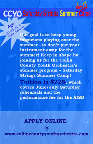 Poster Design by Maryam for Collin County Youth Orchestra | Design #1543949