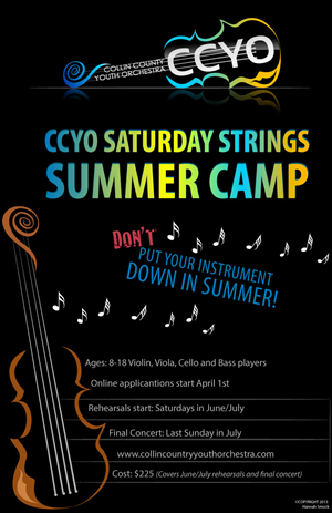 Poster Design by Lady Gray for Collin County Youth Orchestra | Design #1561007