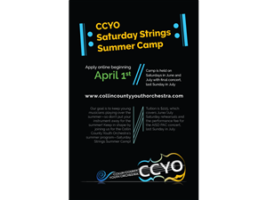 Poster Design by zabicka for Collin County Youth Orchestra | Design #1534385