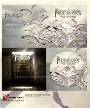 Indie rock band 'The Monikers' need cd cover design | CD Cover Design by Sabercore23DesignStudio