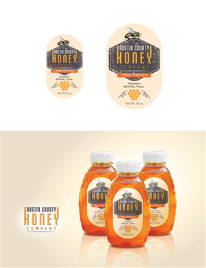 Label Design by Graphix8 for Austin County Honey Company | Design #5622719