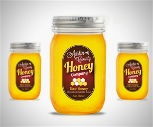 Label Design by Nebojsa Aleksic for Austin County Honey Company | Design #5613421