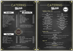 Need Catering Menu designed - design that we want is attached | Menü-Design von Tomi and Edó