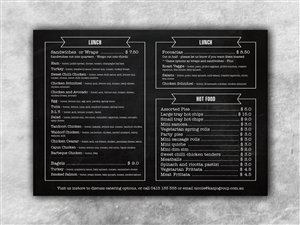 Need Catering Menu designed - design that we want is attached | Menü-Design von MilM