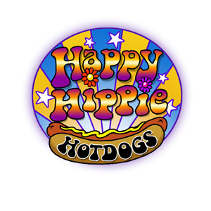 Logo-Design von Golden Pineapple Productions für Happy Hippie Hotdogs / Happy Jacks Food Co.  | Design #292105