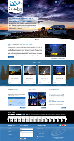 GalaxSee Tours - Astronomy in the Kimberley | Web-Design von Sbss