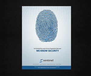 SIMPLE & POWERFUL Full Page Magazine Ad for Security Consultancy | Werbe-Design von Ovimatic