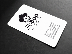 Korean Homemade food restaurant just like what your mom cooks at home | Business Card Design by Atvento Graphics