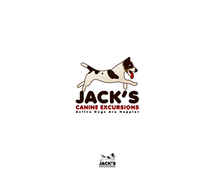 Jack's Canine Excursions: Active Dogs are Happier | Logo-Design von MrBranding