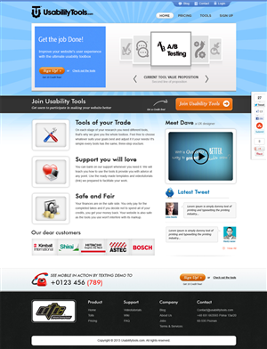 Landing Page Design by Mayank Patel