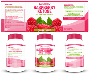 3 x Professional Herbal Supplement Label Design Ready to Print in UK Standard + Example inc | Graphic Design by Claireative