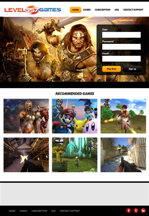 Page for Games Online, Level357Games, MMORPG Online,Web Browser | Web Design by wolf