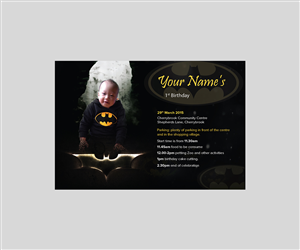 Birthday card invitation for Son's 1st Birthday | Invitation Design by kousik