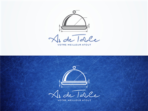 [Title] As de Table  [Subtitle] Votre meilleur atout | Logo Design by Atvento Graphics