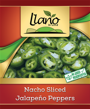 Llano Brand Nacho Sliced Jalapeños  | Packaging Design by Akshar Shailesh