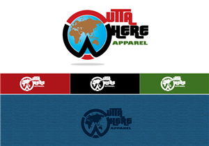 New Logo for Up & Coming brand OuttaWhere Apparel ! | Illustration Design by Bling Connect Ink