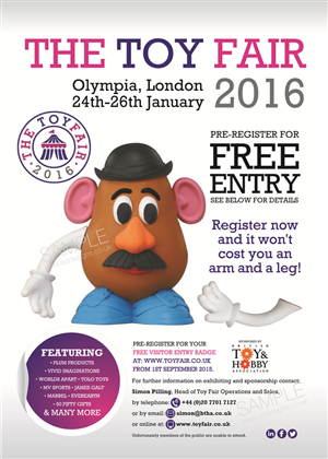 UK Toy industry event needs Advert and 2015 identity | Werbe-Design von the artworks