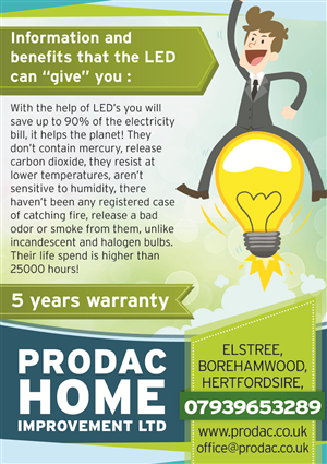 Flyer Design by KimberlySy for PRODAC HOME IMPROVEMENT LTD | Design #5861546