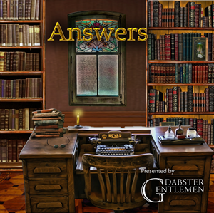 Dabster Gentlemen; Answers | CD Cover Design by Wally_F