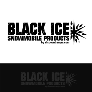 Black Ice Snowmobile Products by DiscountRamps.com | Logo Design by Vargcastle