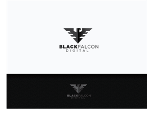 Black Falcon Digital | Logo-Design von jaime.sp