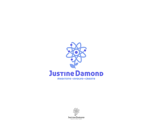 Justine Damond - Meditate. Evolve. Create. | Logo Design by MrBranding