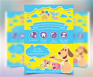 Keri Paws | Flyer-Design von Claireative