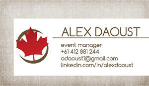 Event Manager Business Card Design | Business Card Design by Kburks