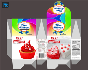 Food Color Package Design - Small Box | Packaging Design by rdesign12