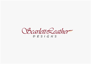 Scarlett Leather Logo design for handmade artisan jewelry business | Graphic Design by ideaz2050