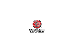 Scarlett Leather Logo design for handmade artisan jewelry business | Graphic Design by ~idiaz~