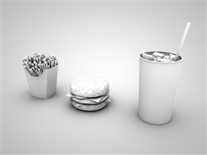 3D print design project - a happy meal