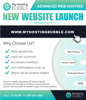 My Hosting Bubble requires an Email Marketing Design template | E-Mail Marketing-Design von Kristijan Trajchev