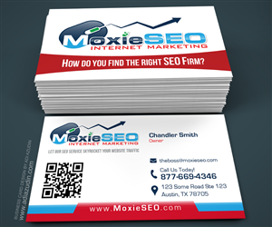 Business Card Design by adiazudin for Moxie SEO | Design #6396931