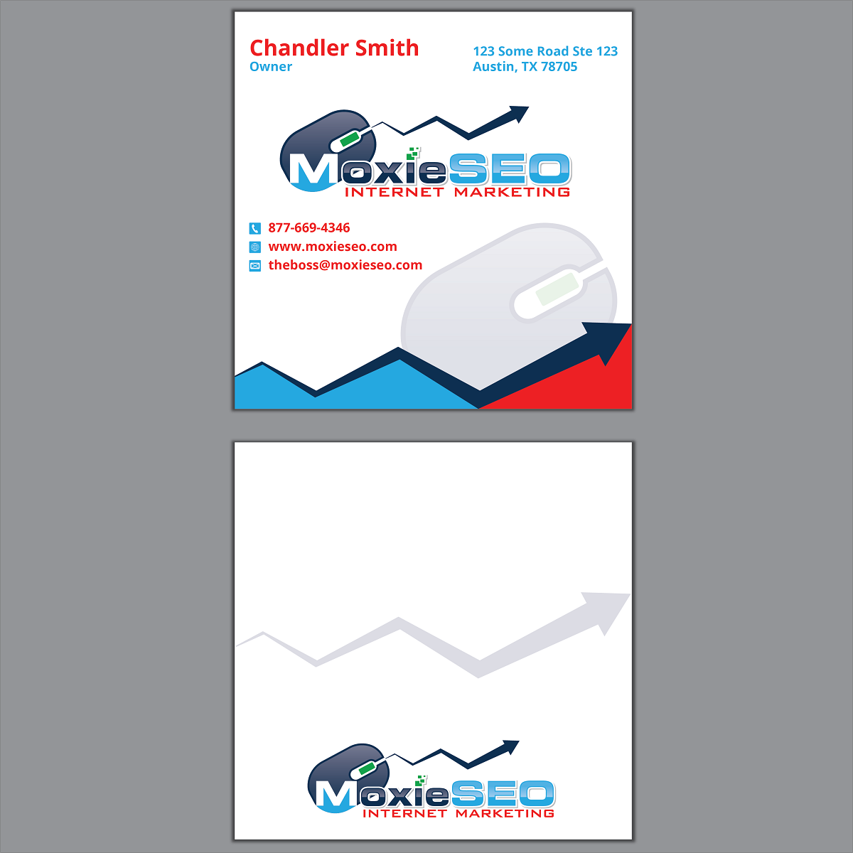 Business Card Design by Verified artistry (Design garden) for Moxie SEO | Design #6419086