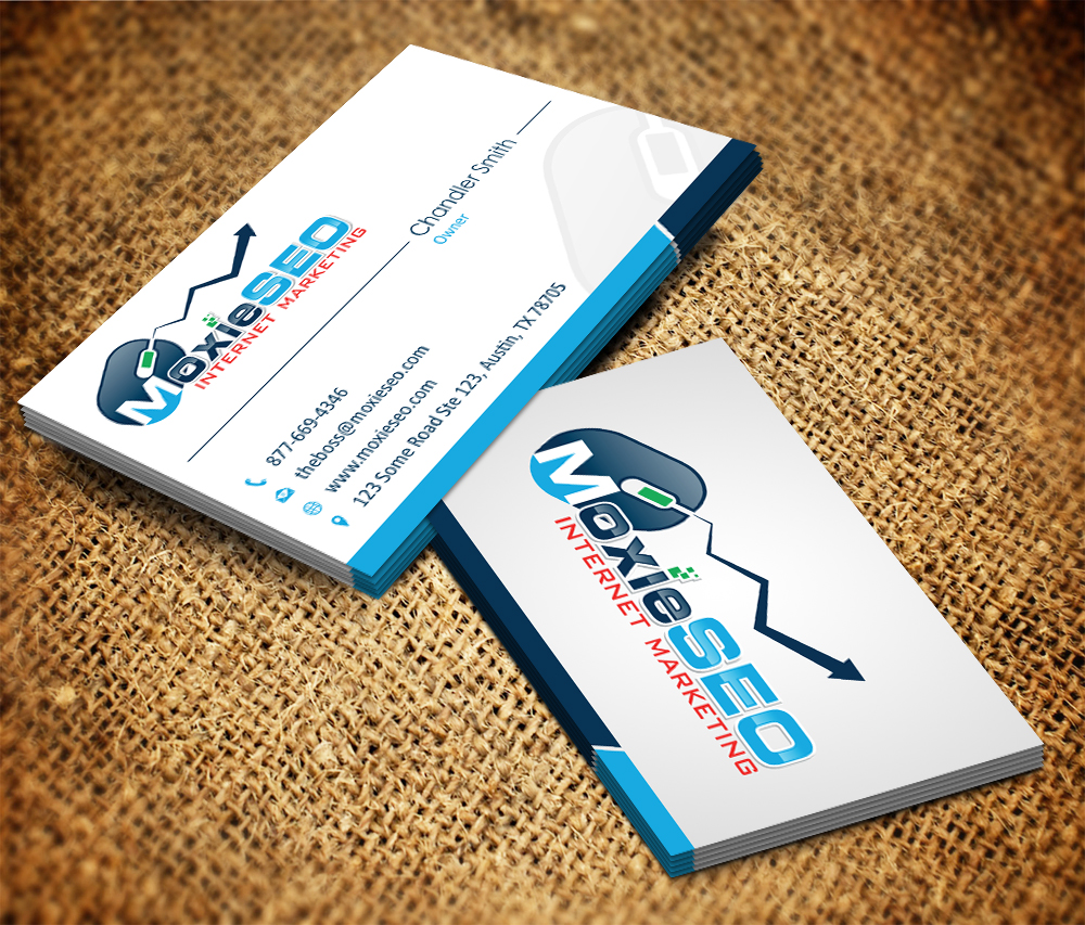 Business Card Design by Owaisias for Moxie SEO | Design #6394403